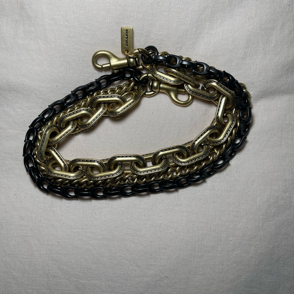 Coach Triple Chain Strap - Picture 3 of 3